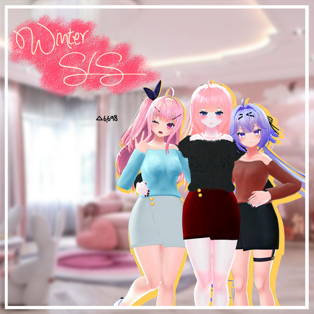 「竜胆、イメリス、イヨ」 (Rindo, Imeris, Eyo) 専用【3D衣装モデル】 Winter S/S