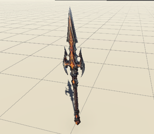 【3Dモデル】焔槍ヴァルグレイム
