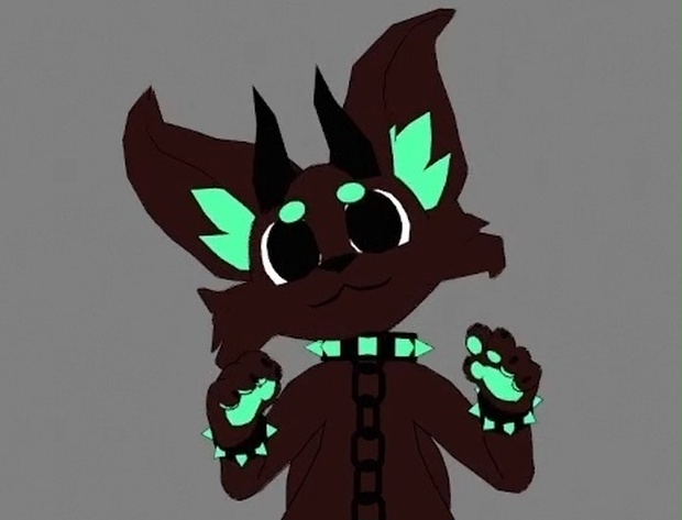 Chocolate wolf model vtuber