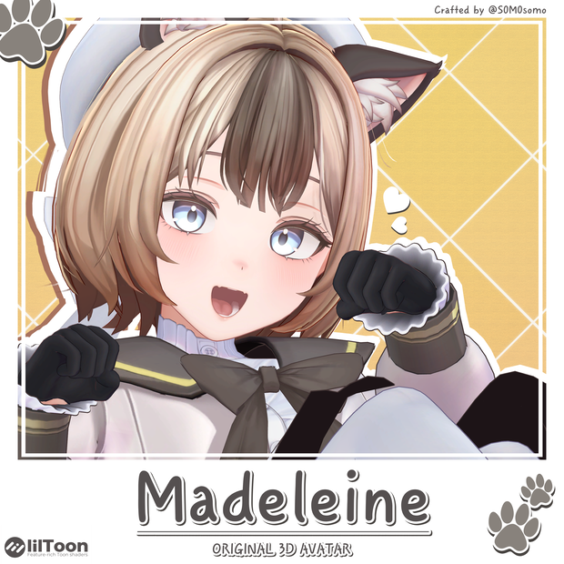 オリジナル3Dモデル 「マドレーヌ」