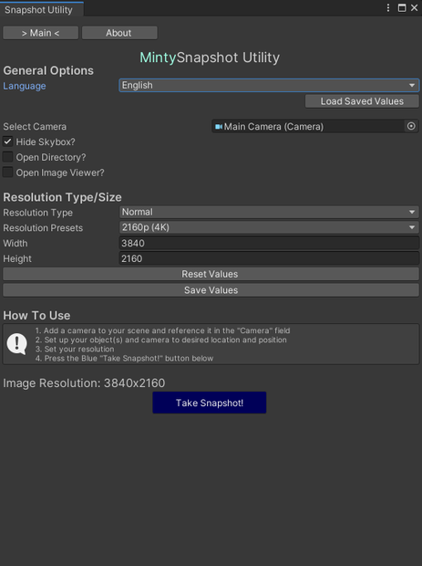 MintyScreenshot Utility