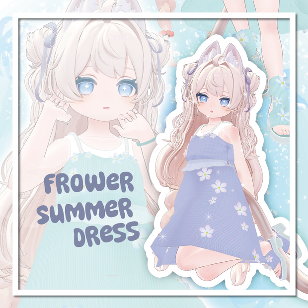 （セール！販売開始記念）（ぽわり対応）FrowerSummerDress