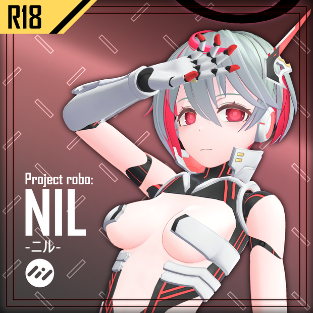 VRC用オリジナルアバター NIL ニル R18版