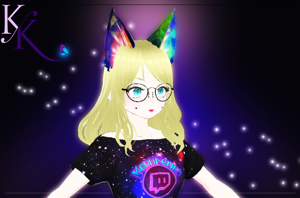 Different colored cat ears