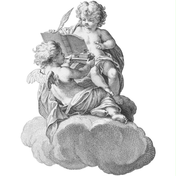 素材(無償)】ペン画 天使,月など 25種 - あしあと - BOOTH