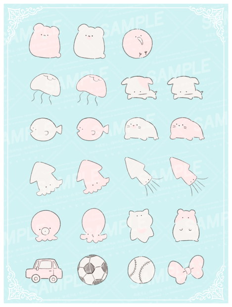 【素材(無償/有償)】動物など、もにもにしたもの vol.2