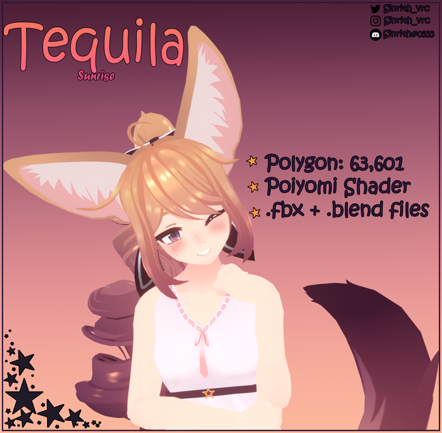 Original 3D Model: Tequila Sunrise