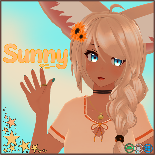 Original 3D Model: Fennec Fox Sunny