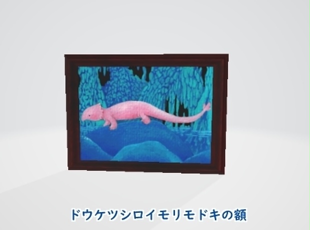 【ドウケツシロイモリモドキの額】
