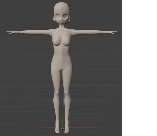 キャラクター素体モデル
