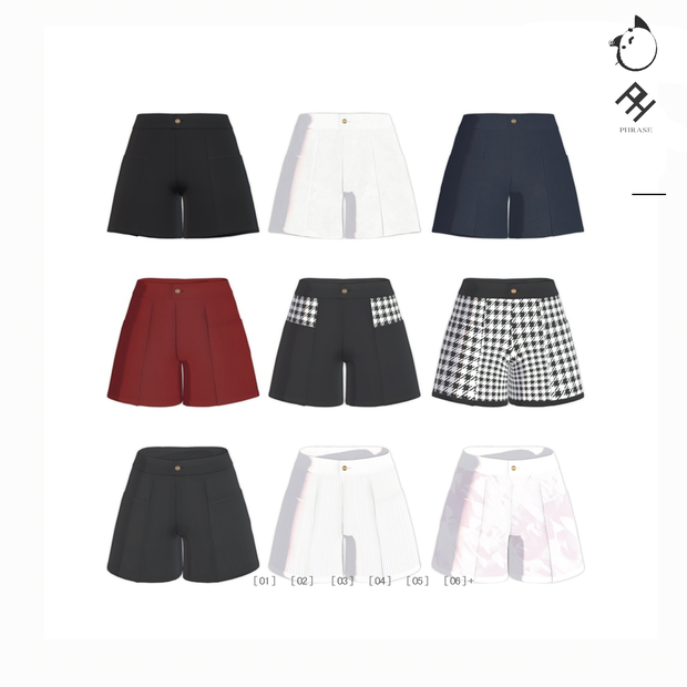【3Dモデルウェア】Ph_bottoms Short pants