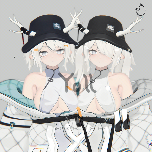 【オリジナル３Dモデル】龍のヨルちゃん
