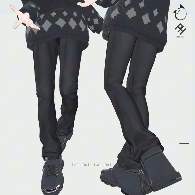 【３Dモデルウェア】senses pants 