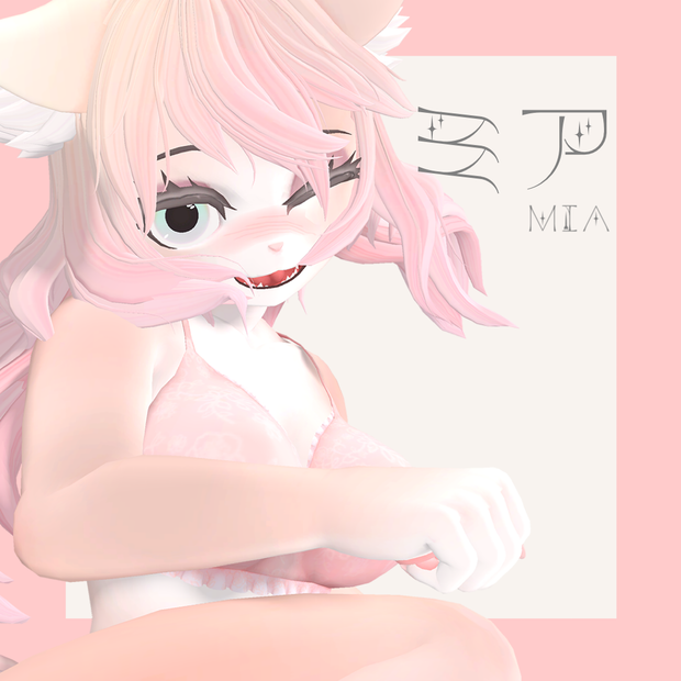 VRchat向けオリジナルアバター「ミア」