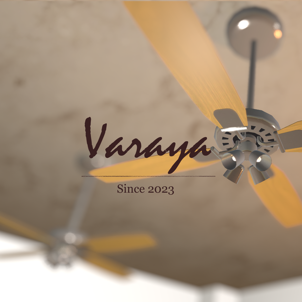 【アニメーション設定済み】シーリングファン【VRChat想定】【VARAYA】