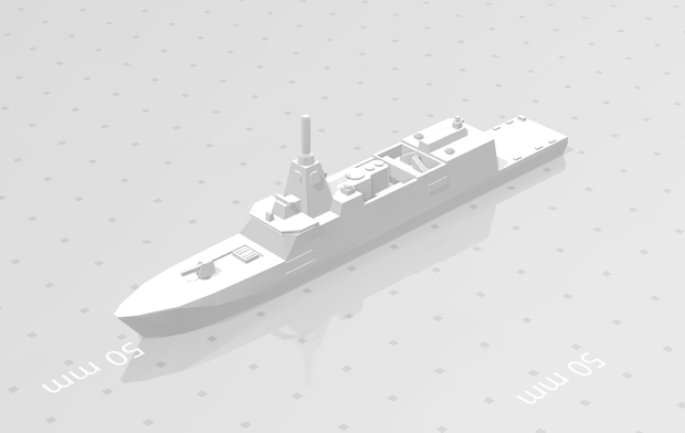 【もがみ型護衛艦】3Dプリント用モデル