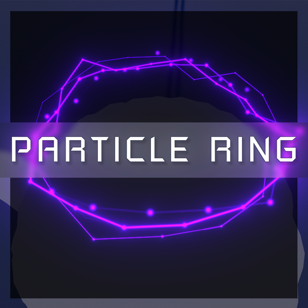 【無料】シンプルパーティクルリング / Simple Ribbon Particle Trail