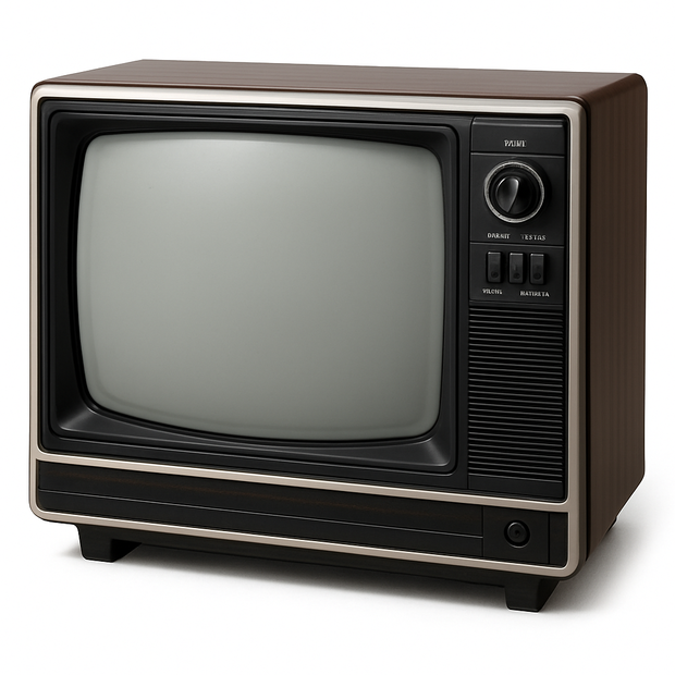 Vintage CRT Television – レトロTV 3Dモデル（FBX/OBJ/GLB/PBR）