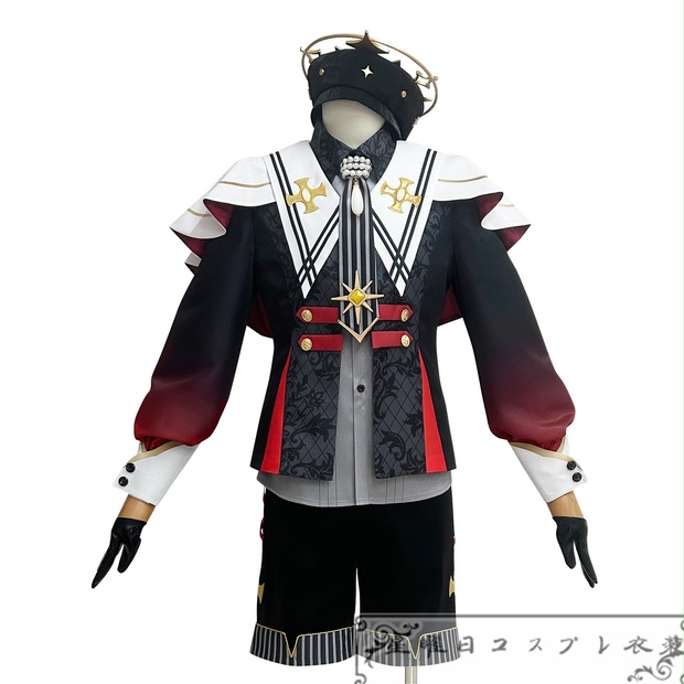 【アクセ、ブーツ付】あんスタ　フランベ　真白友也　コスプレ衣装　コミラン M Flambé！ 真白友也 コスプレ衣装 あんスタ コスプレ flambe フランベ