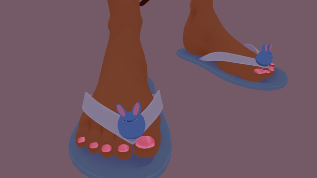 Bunny Flip Flops