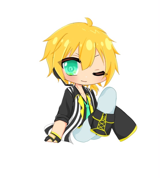 鏡音レン　アクリルキーホルダー　マルイ　New Year Party 2018 鏡音レン アクリルキーホルダー マルイ New Year Party 2018