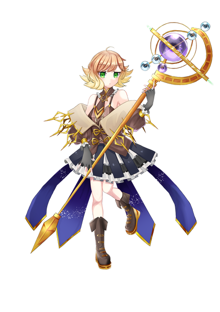 【立ち絵素材】魔法少女の女の子