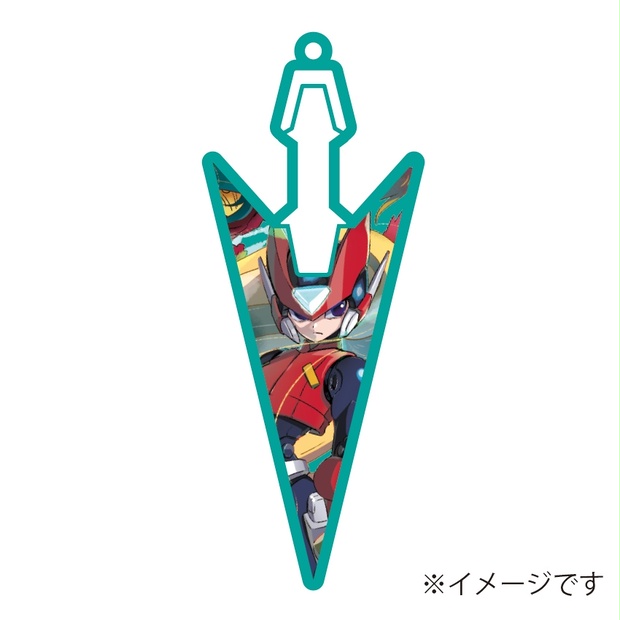 ロックマンゼロ ゼットセイバー柄アクリルキーホルダー - sumomo