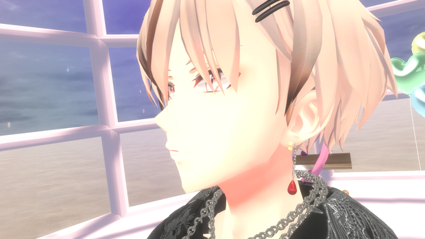 【VRC想定】揺れる！ドロップピアス
