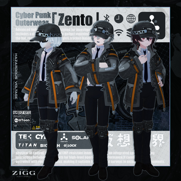CyberPunkOutert_+Head /NoizRE対応