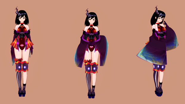 【koikatsu charastudio】corrupt Yamashiro mod  悪堕ち山城