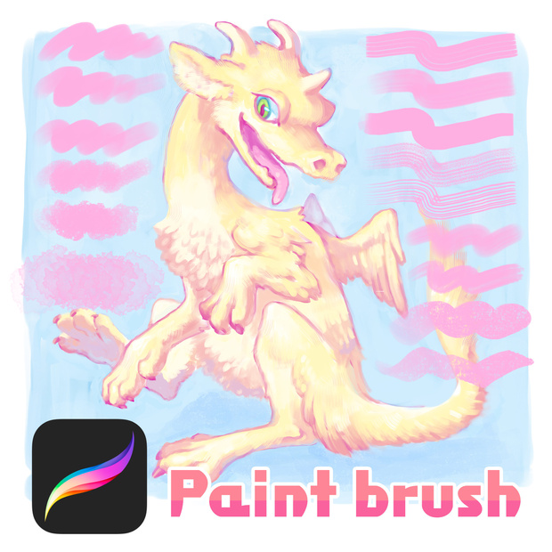 【無料DL有】procreate/筆塗りセット