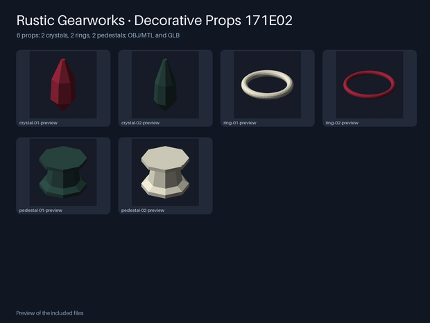 Rustic Gearworks · Decorative Props 171E02