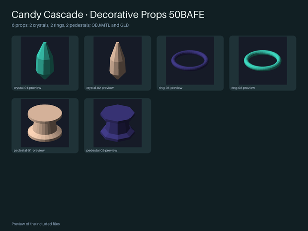 Candy Cascade · Decorative Props 50BAFE