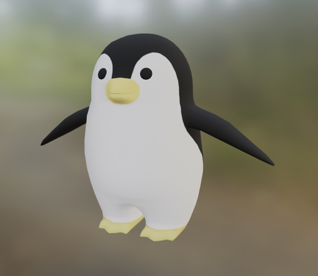ペンギン ペンギンさんアバター - Bluerock's 3D model - BOOTH