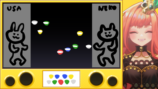 🔴音ゲー筐体風 配信画面素材