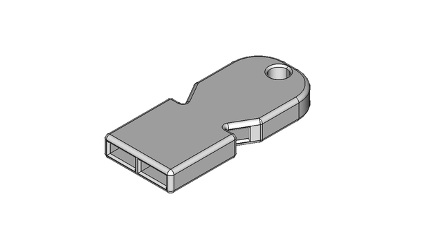 ホイッスル（2400～4300Hz／8点セット）【STL、STEP】
