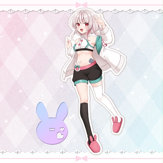 つきみむみ　Merry Moon アクスタ　アクリルスタンド 期間限定＊受注生産】兎未むむアクリルスタンド - Mumu*のおみせ - BOOTH