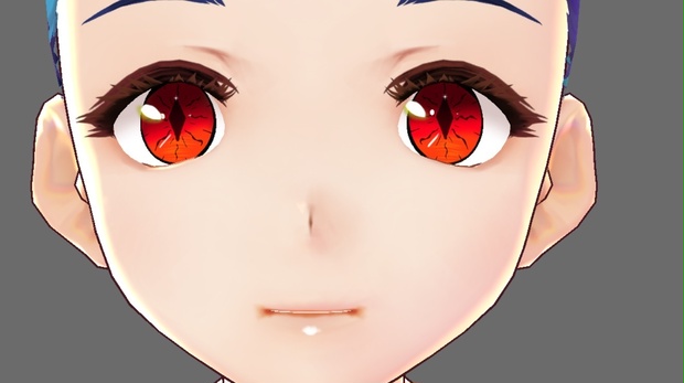 Cat eye "reds" ( Vroid Texture ) - Eyes