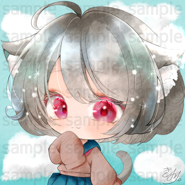 アイコン（ケモ耳女の子）
