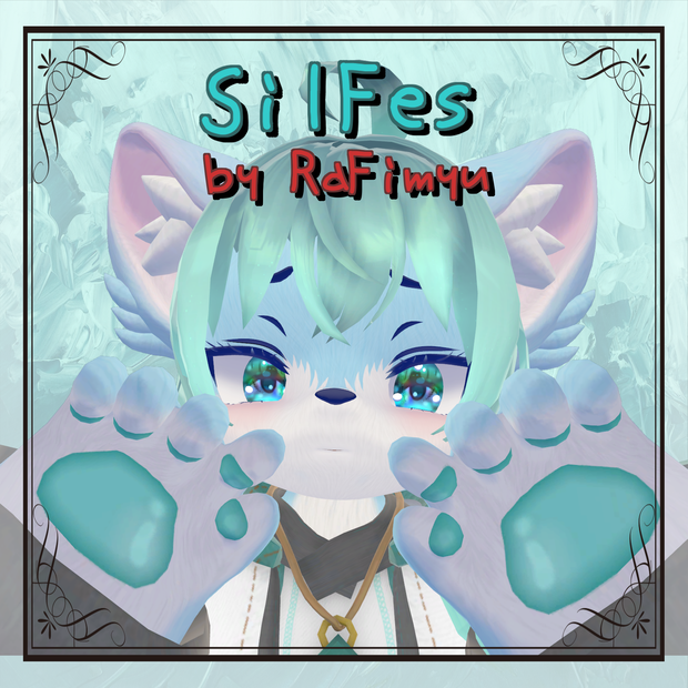 オリジナル3Dモデル【SilFes】(Quest版プレハブあり)