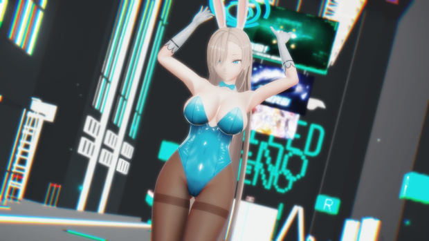 Ichinose Asuna - Blue Archive MMD PMX 3D Model
