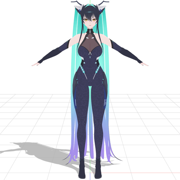 Siren - NIKKE MMD PMX 3D Model