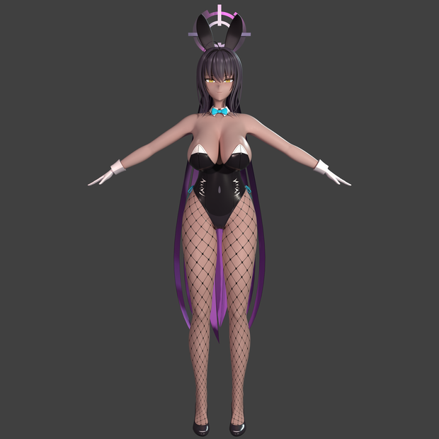 Kakudate Karin - Blue Archive Blender 3D Model