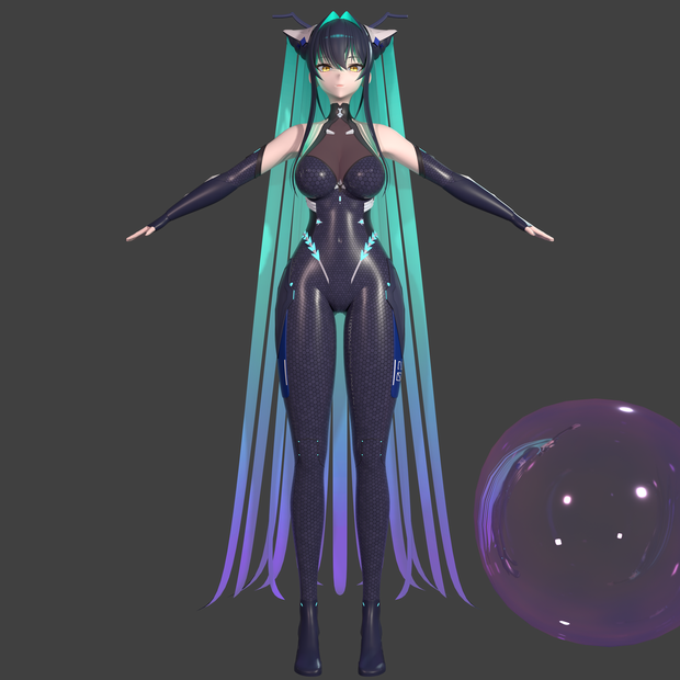 Siren - NIKKE Blender 3D Model