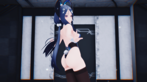 Exia Hacker Rabbit - NIKKE MMD PMX 3D Model