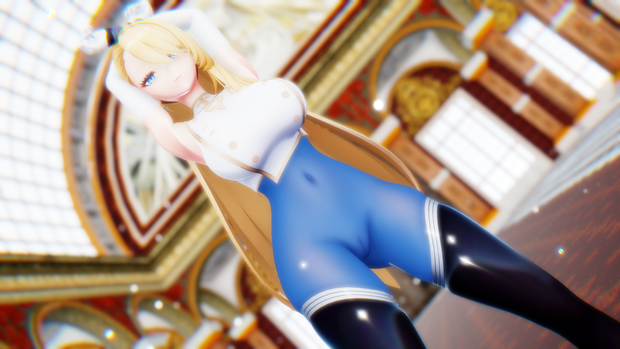 Wilhelmina Iron Monarch - BrownDust2 MMD PMX 3D Model