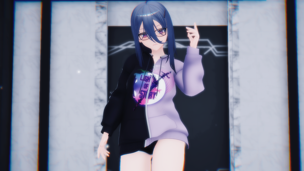 Exia Gamer - NIKKE MMD PMX 3D Model