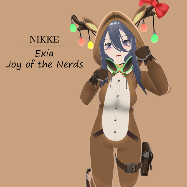Exia Joy of the Nerds - NIKKE NSFW VRChat 3D Avatar