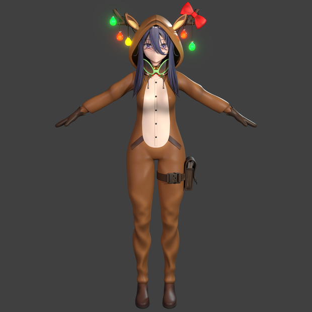 Exia Joy of the Nerds - NIKKE Blender 3D Model