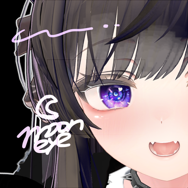 【20アバター対応】MOON EYE Texture